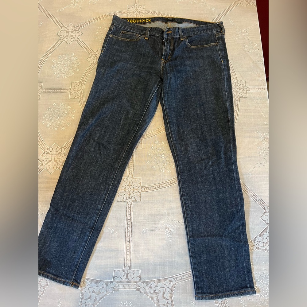 JCrew Toothpick, Stretch Jeans, Size 31, EUC